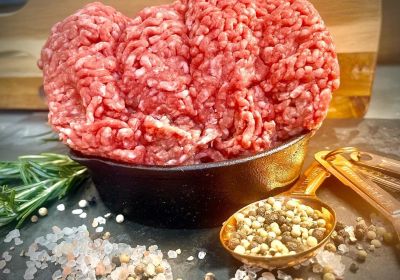 Grass Finished Ground Beef- 1 lb Bulk pkg