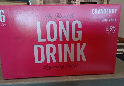 Long Drink - Cranberry - 6 can case