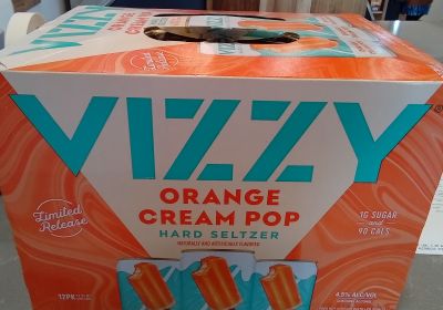 Vizzy - Orange Cream Pop - 12 can case