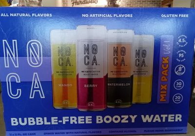 NOCA Bubble-Free Boozy Water - 12 pk